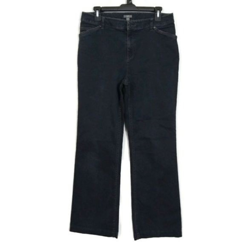 J. Jill Straight Cut Denim‎ Blue Jeans Stretch 10